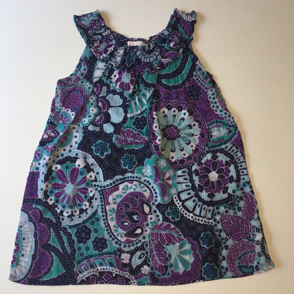 Purple Paisley Tank Top